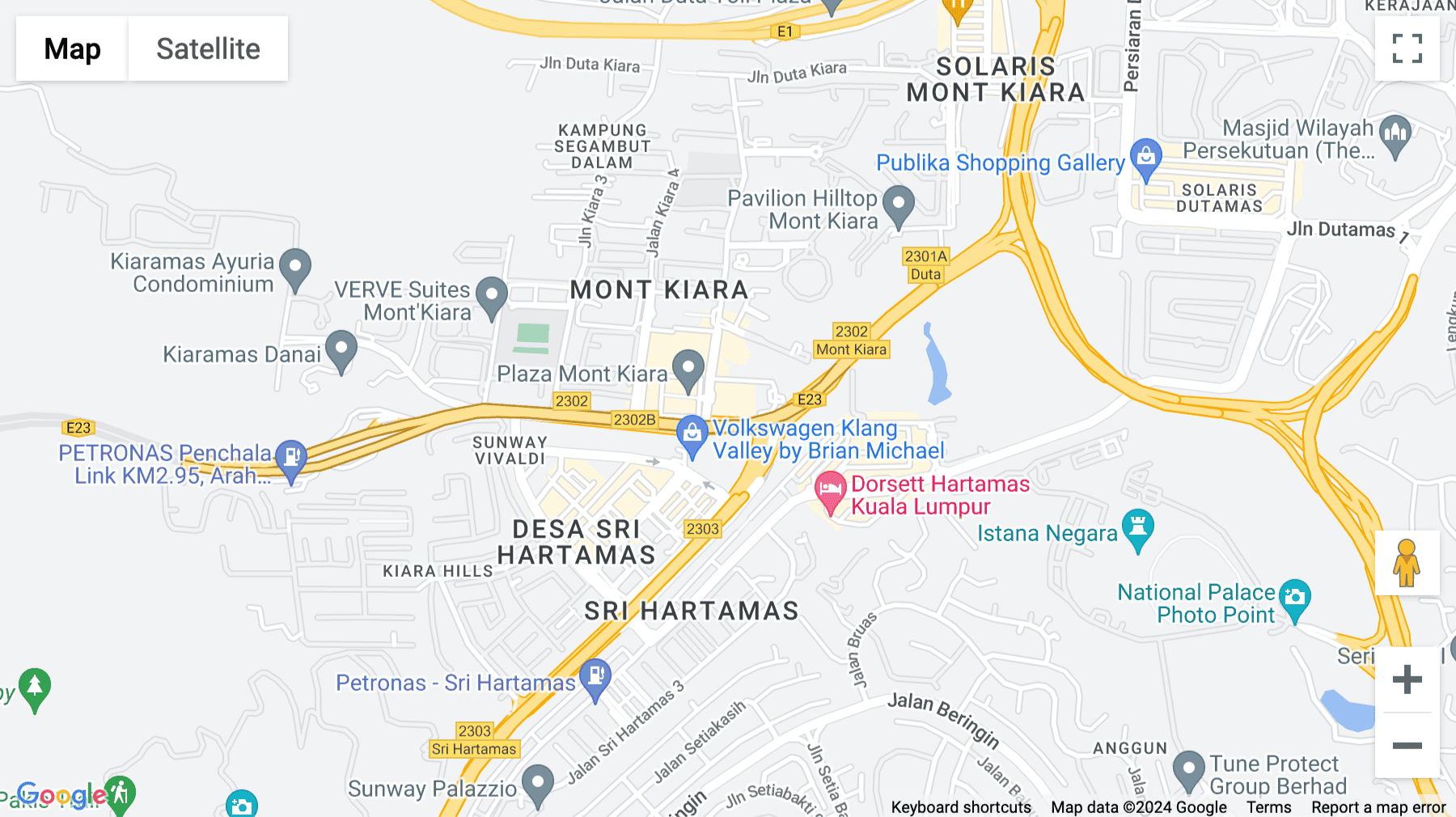 Click for interative map of Level 13A Wisma Mont’ Kiara, No 1 Jalan Kiara, Kuala Lumpur