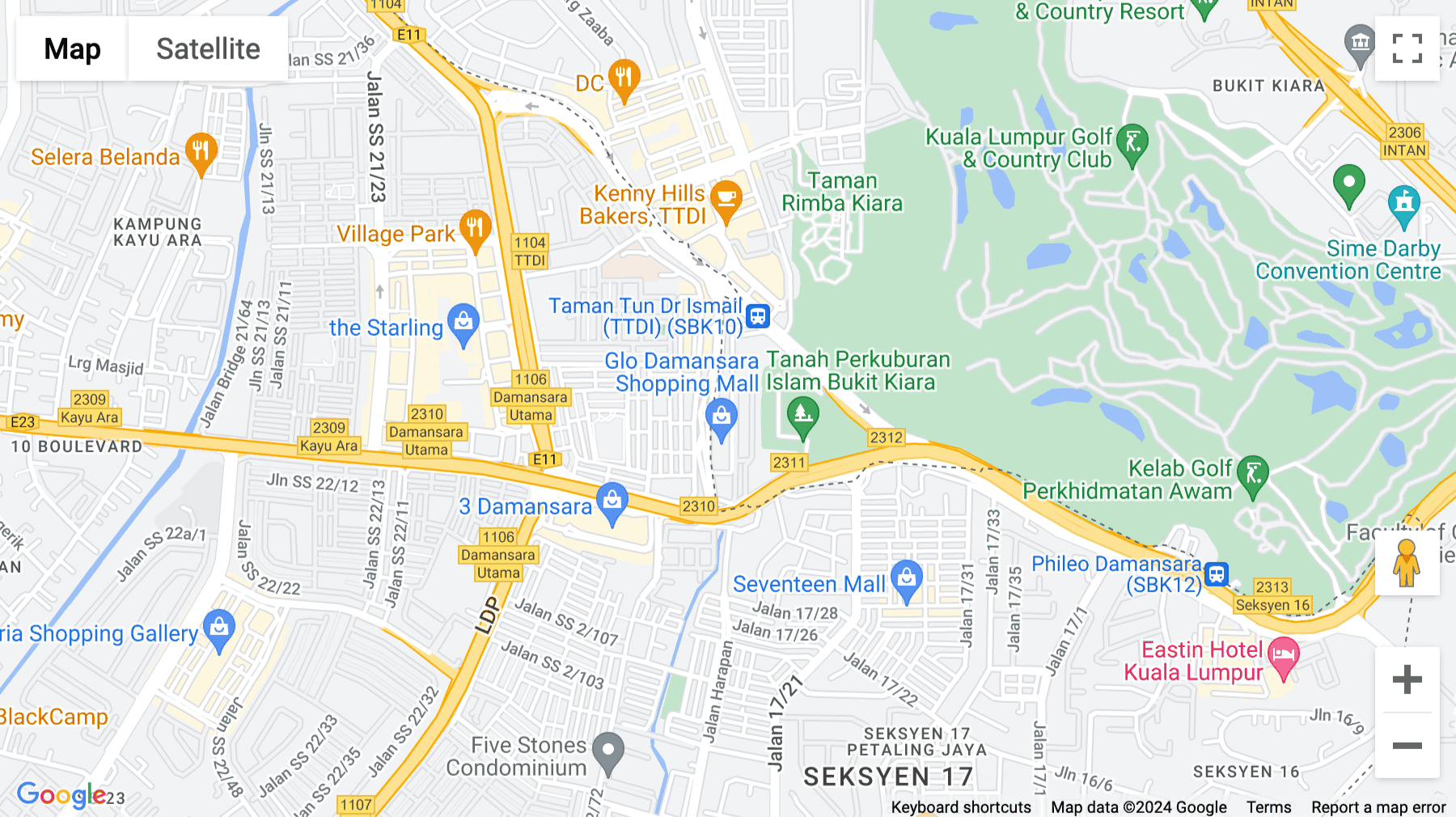 Click for interative map of Unit 3A-01A, 699, Jalan Damansara, Taman Tun Dr Ismail, Kuala Lumpur
