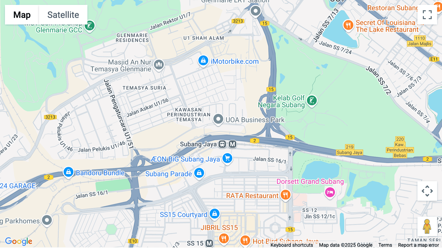 Click for interative map of Unit 2-1, The Podium, Tower 3, UOA Business Park, No. 1, Jalan Pengaturcara U1/51A, Section U1, Shah Alam, Selangor, Subang Jaya