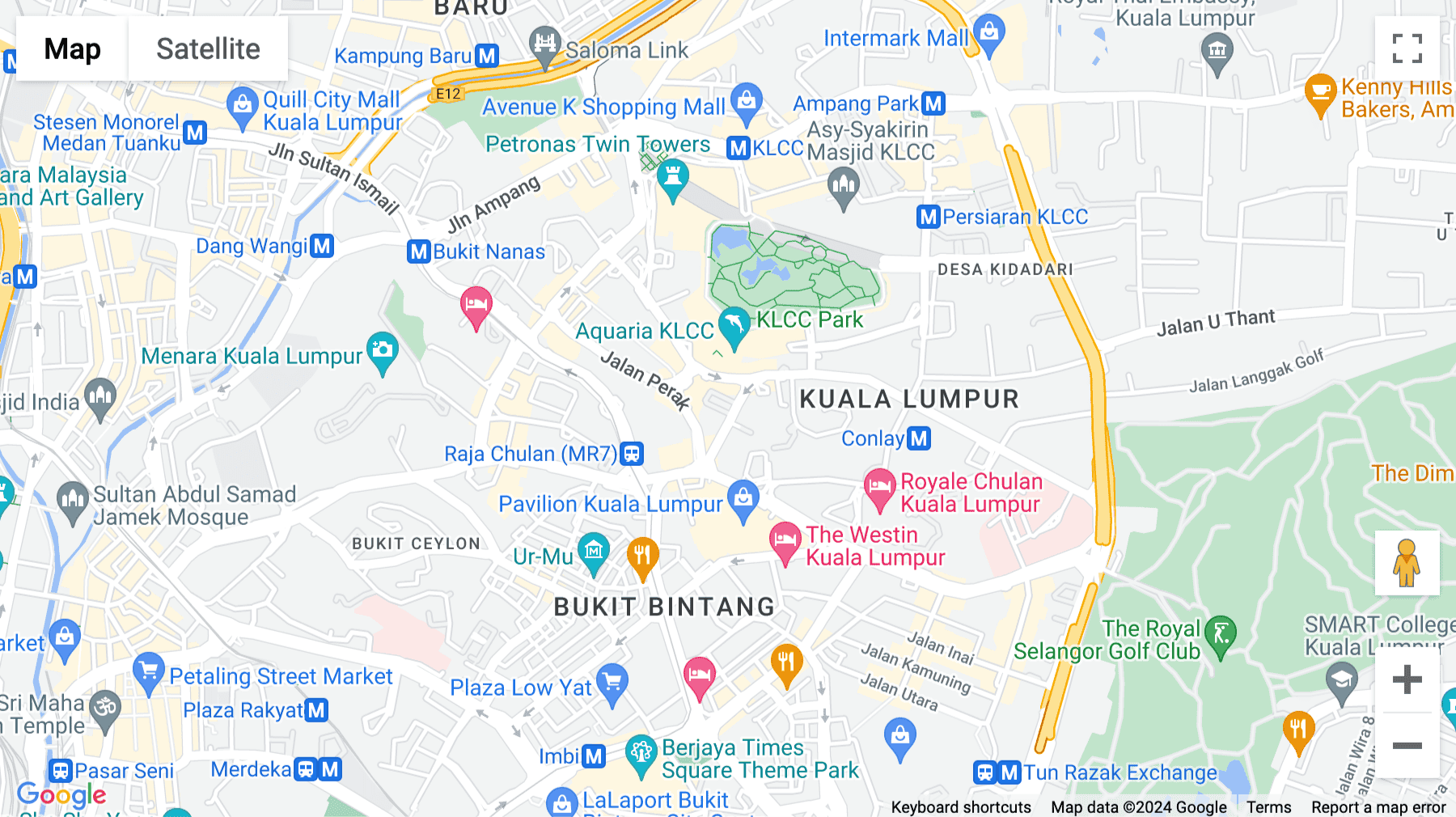 Click for interative map of KLCC, 6, Jalan Kia Peng, Wilayah Persekutuan, Kuala Lumpur
