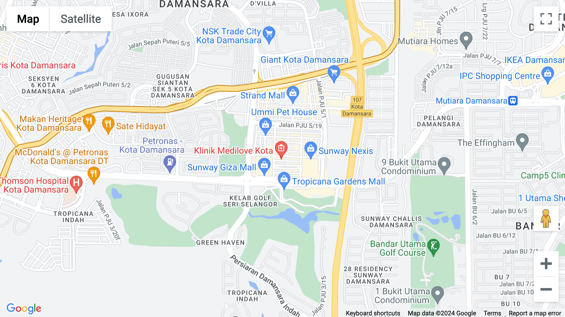 Click for interative map of 3-3, Jalan Pju 5/10, Dataran Sunway, Kota Damansara, Petaling Jaya, Petaling Jaya
