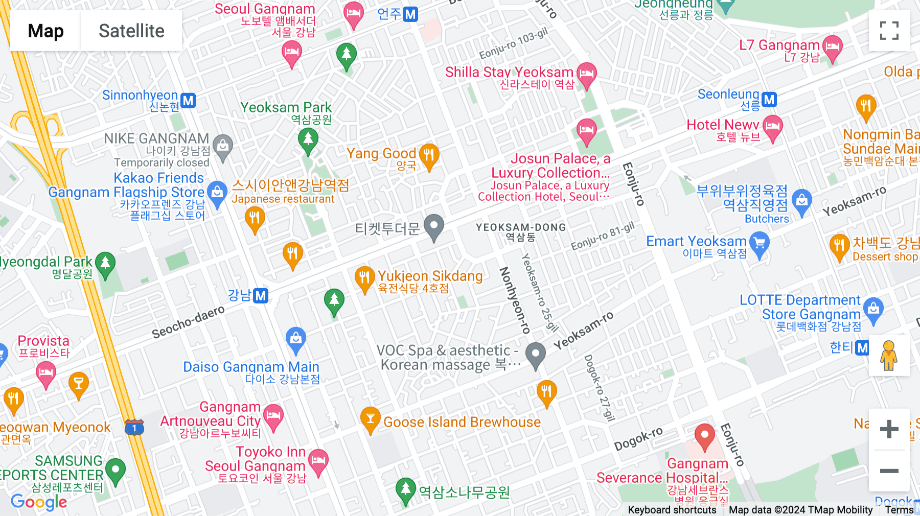 Click for interative map of 14 Teheran-ro, 26 Gangnam-gu, Seoul, Seoul