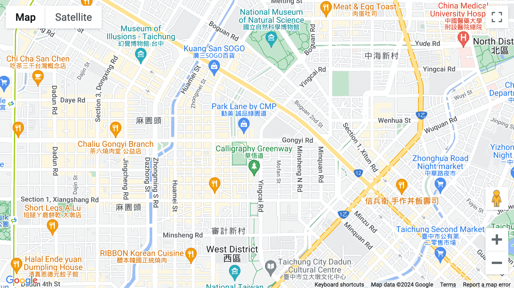 Click for interative map of 3F & 4F, 512 Yingcai Road, West District, Taichung, Taichung City
