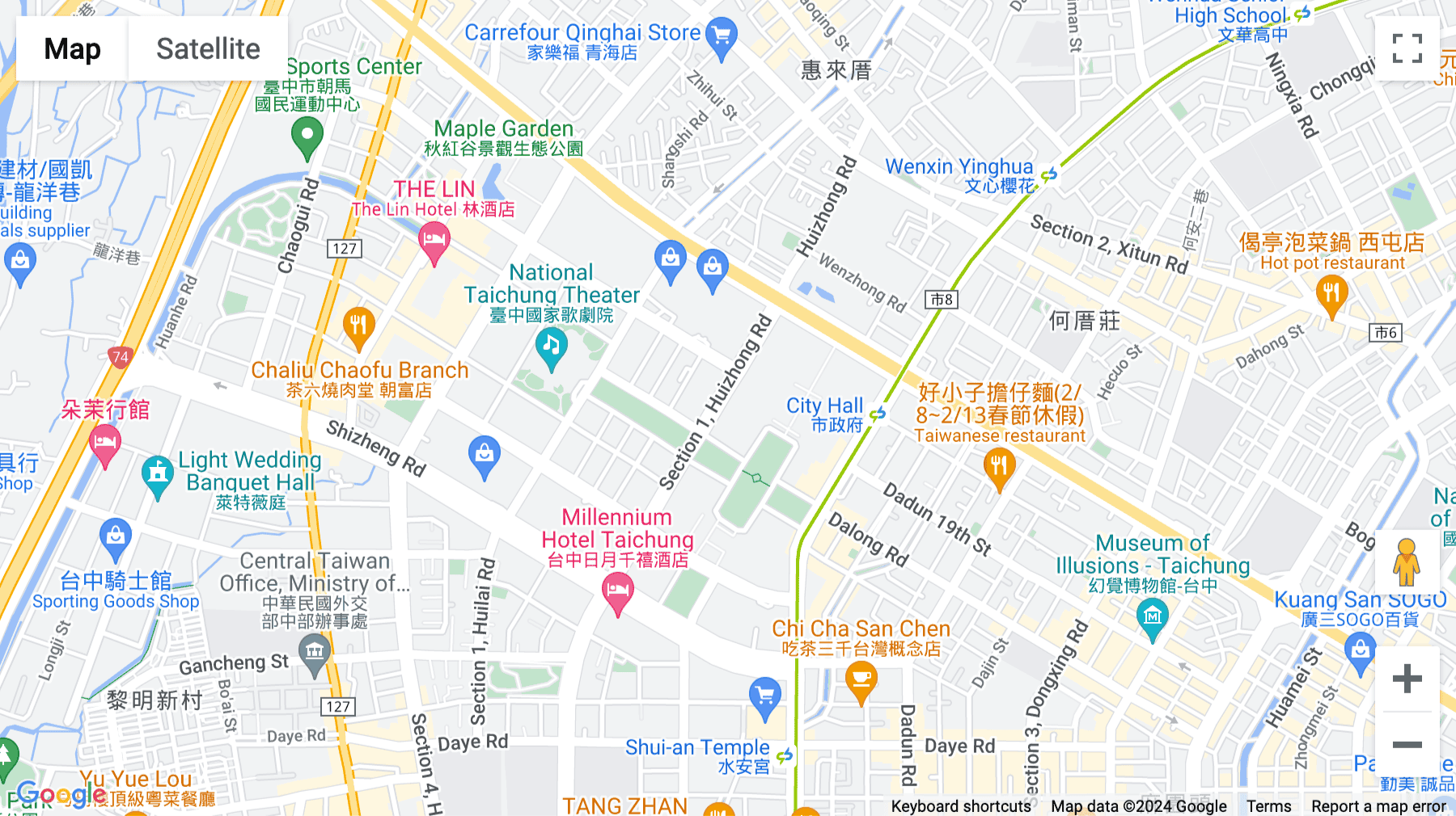 Click for interative map of 3/F, 179 Fuhuiyuan Blvd, Xitun Dist, Taichung City