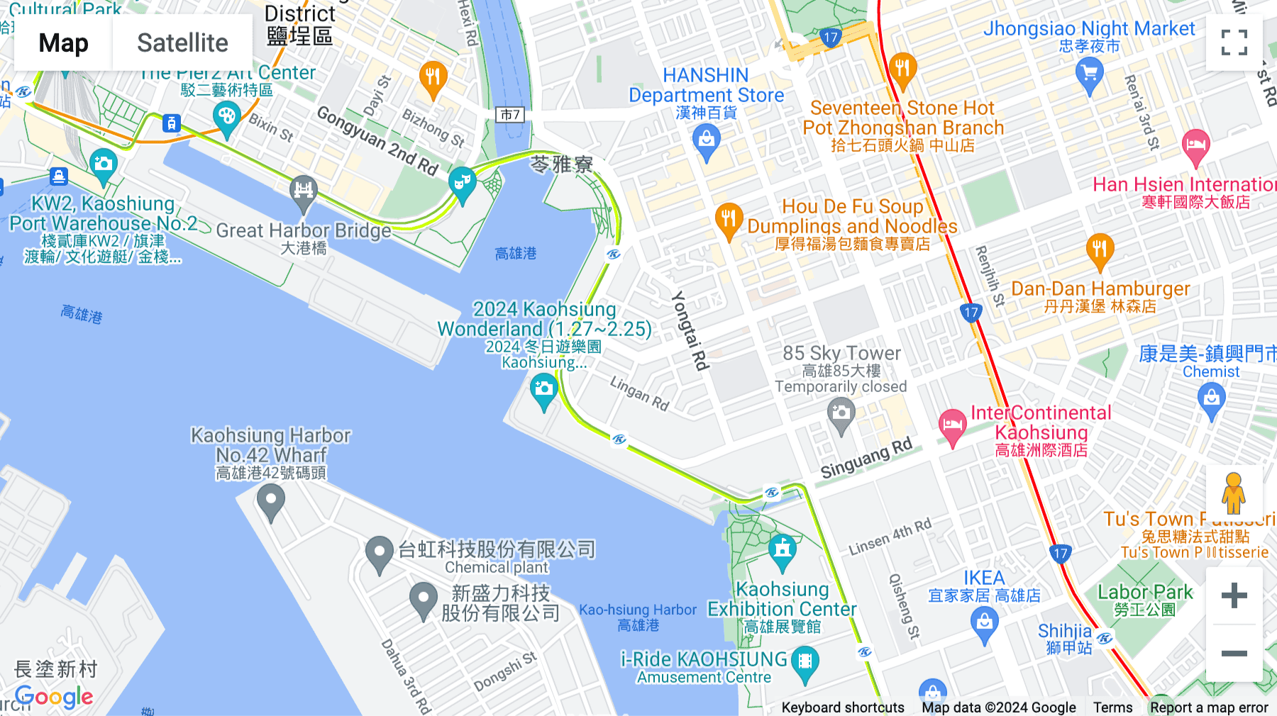 Click for interative map of 12F, No.199, Siwei 4th Rd, Lingya Dist., Kaohsiung City