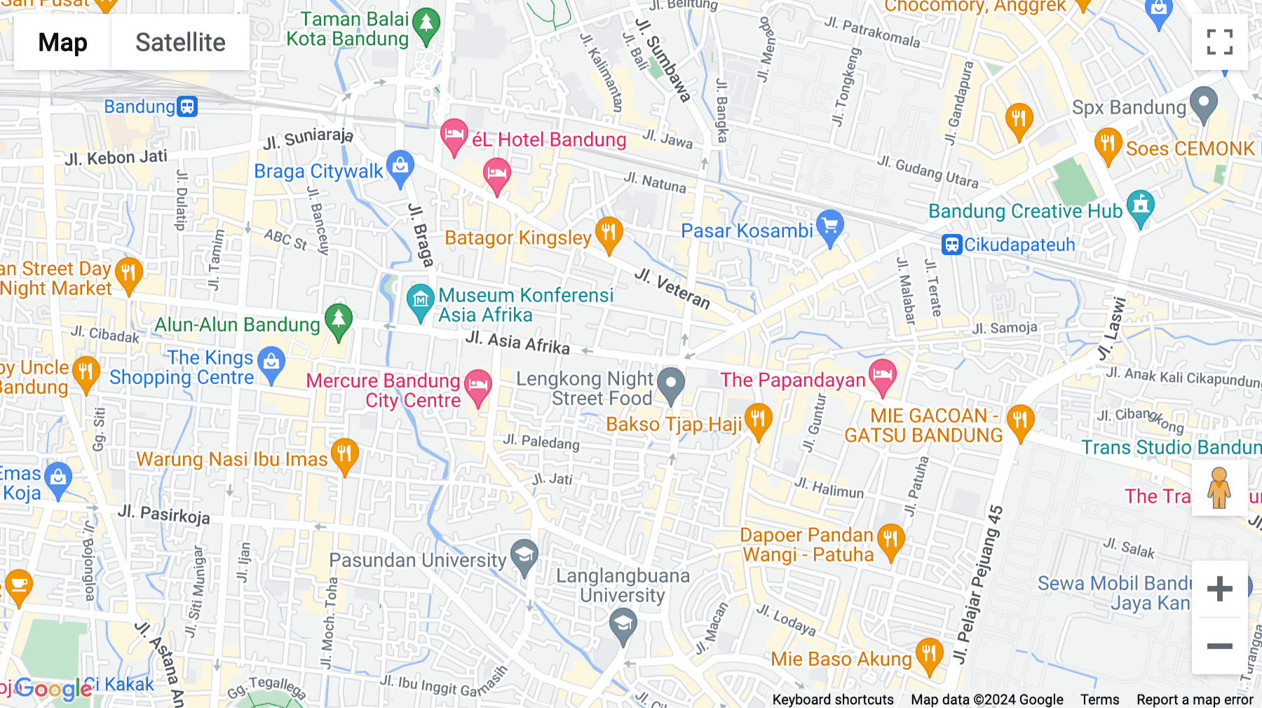 Click for interative map of Wisma Monex 9th floor, Jl. Asia Afrika 133 – 137, Bandung