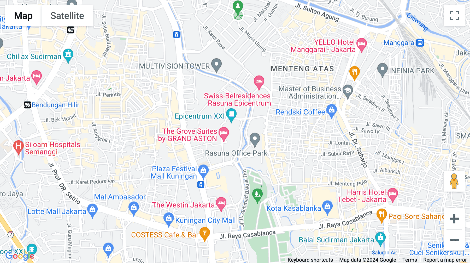 Click for interative map of Epicentrum Walk 3th Floor A306, Jl. Hr. Rasuna Said, Kuningan, Jakarta