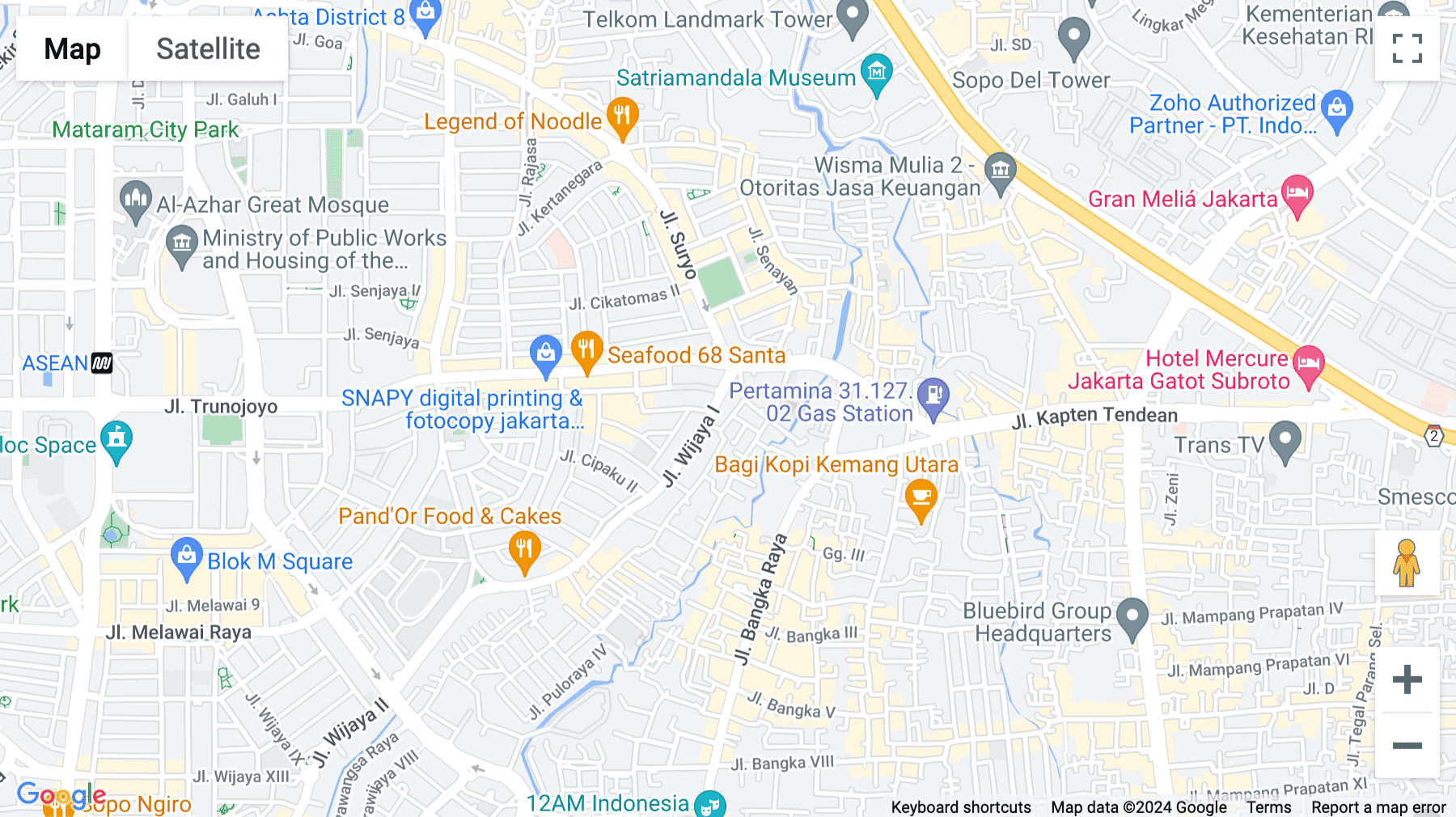 Click for interative map of Jl. Wijaya 1 No. 5C, South Jakarta, Jakarta