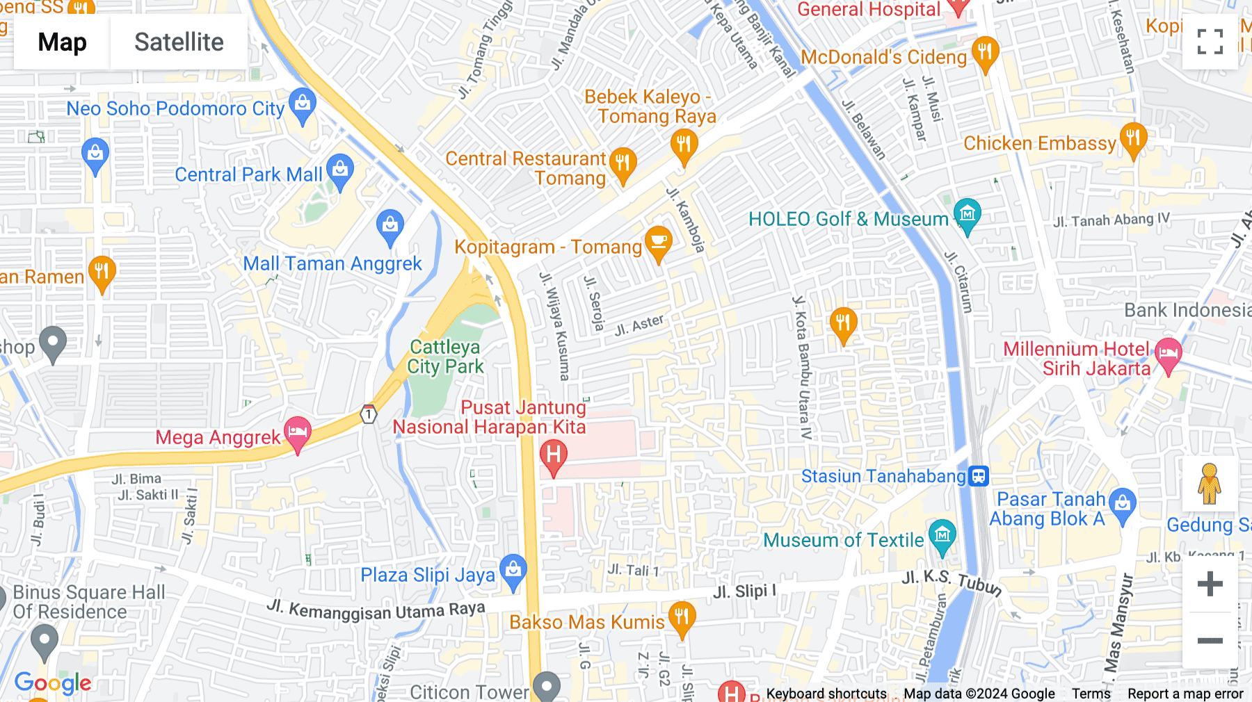 Click for interative map of Jl. Cempaka No.24, RT.6/RW.8, Kota Bambu Utara, Palmerah, Kota Jakarta Barat, Daerah Khusus Ibukota, Jakarta