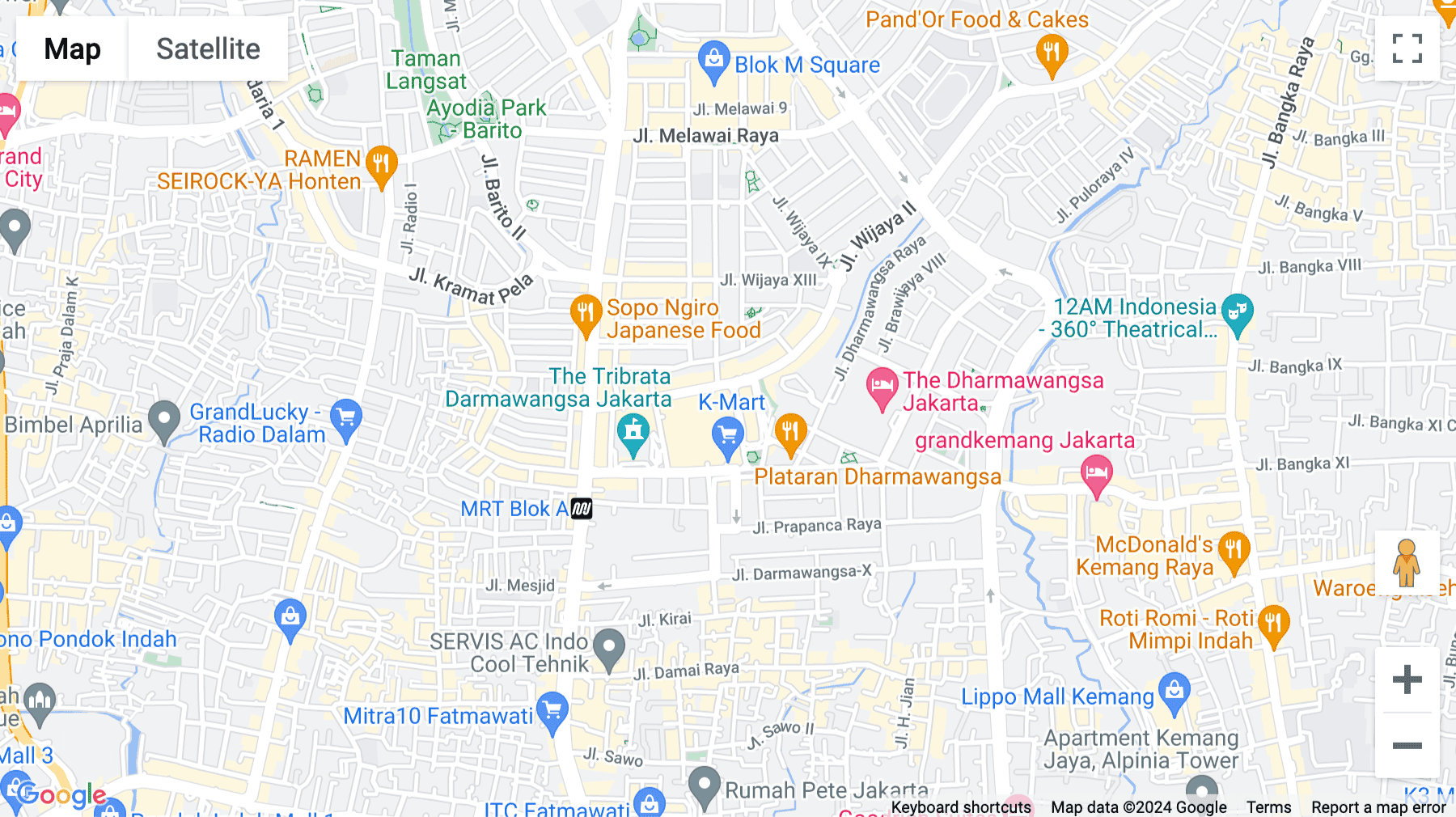 Click for interative map of Ruko Dharmawangsa Square No 7, Jalan Dharmawangsa VI, Jakarta Selatan, RT.5/RW.1, Pulo, Kby. Baru, Daerah Khusaus Ibukota, Jakarta