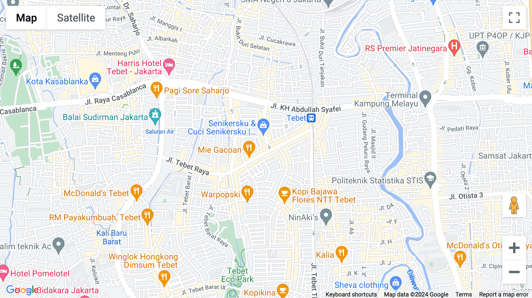 Click for interative map of LIMATIGA Building 3rd floor (above Comic Cafe), Jl. Tebet Raya no. 53, Jakarta
