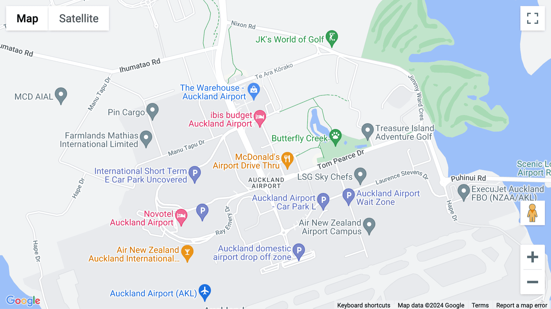 Click for interative map of Level 1, Quad 7, Auckland Airport, 7 Leonard Isitt Drive, Auckland