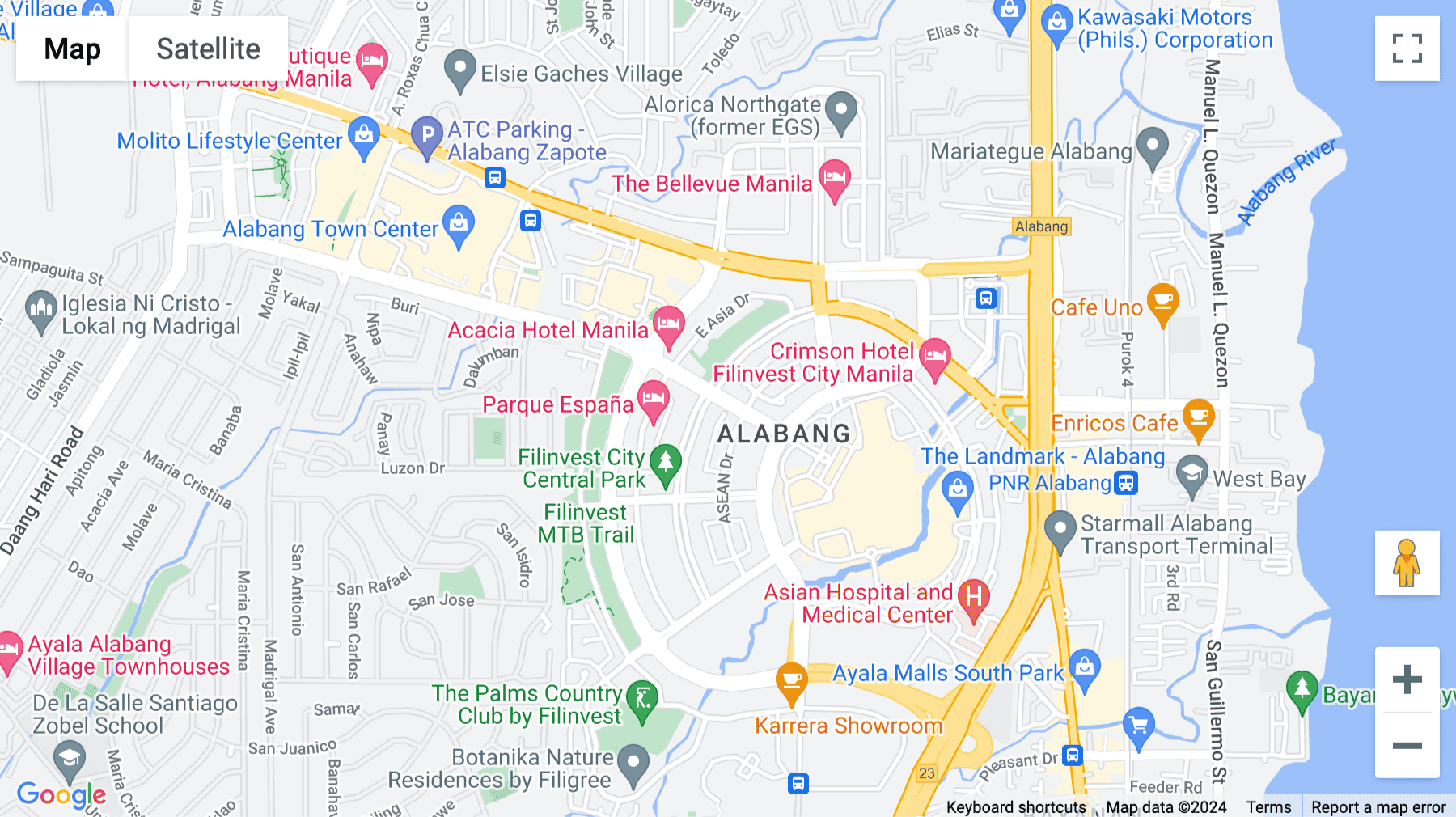 Click for interative map of 9F One Griffinstone Building, Commerce Avenue corner Spectrum Midway, Alabang, Muntinlupa City, Muntinlupa