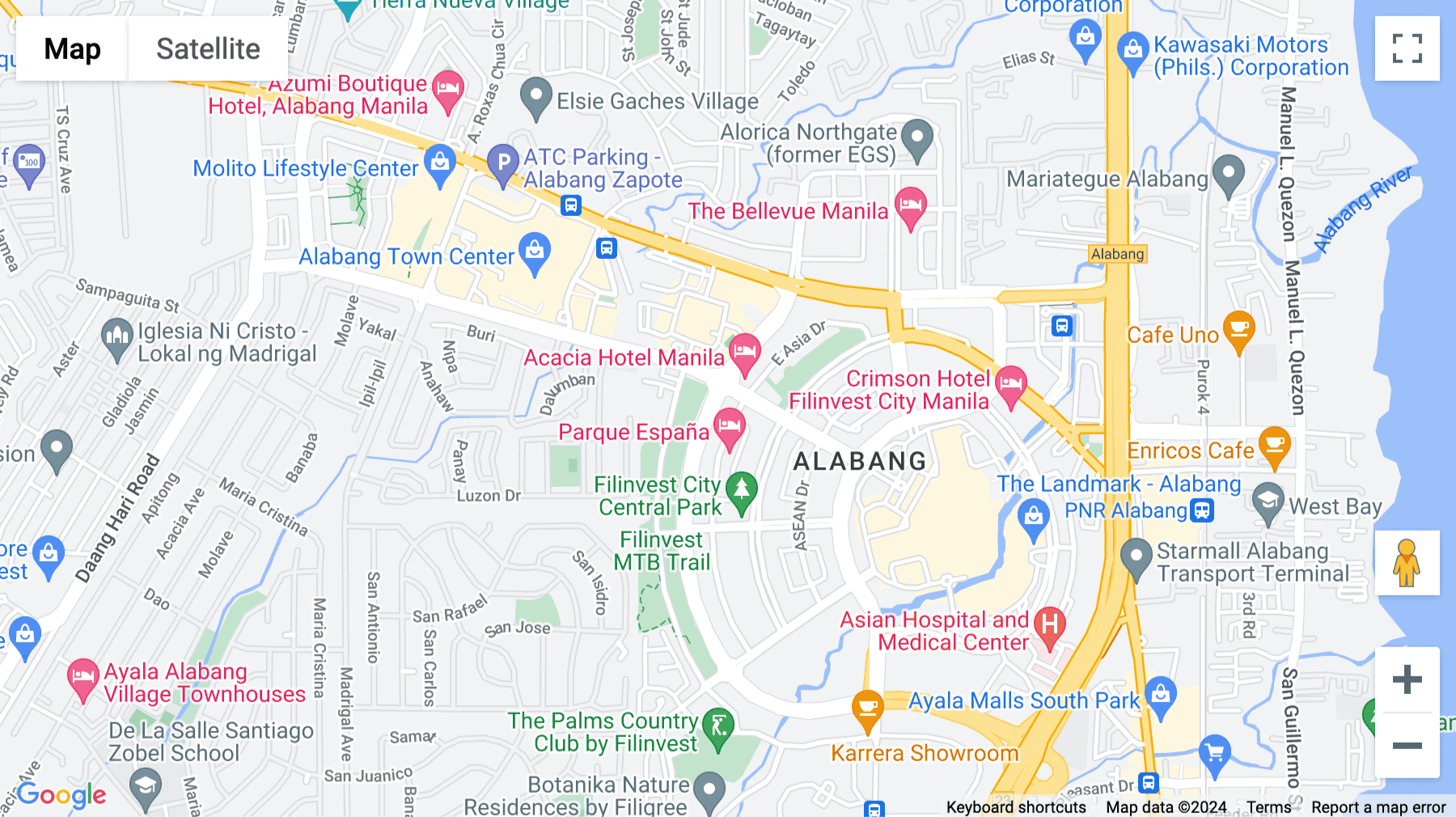 Click for interative map of 2/f Commercenter Alabang, Commercenter Avenue, Filinvest Corporate City, Muntinlupa, Metro Manila, Manila