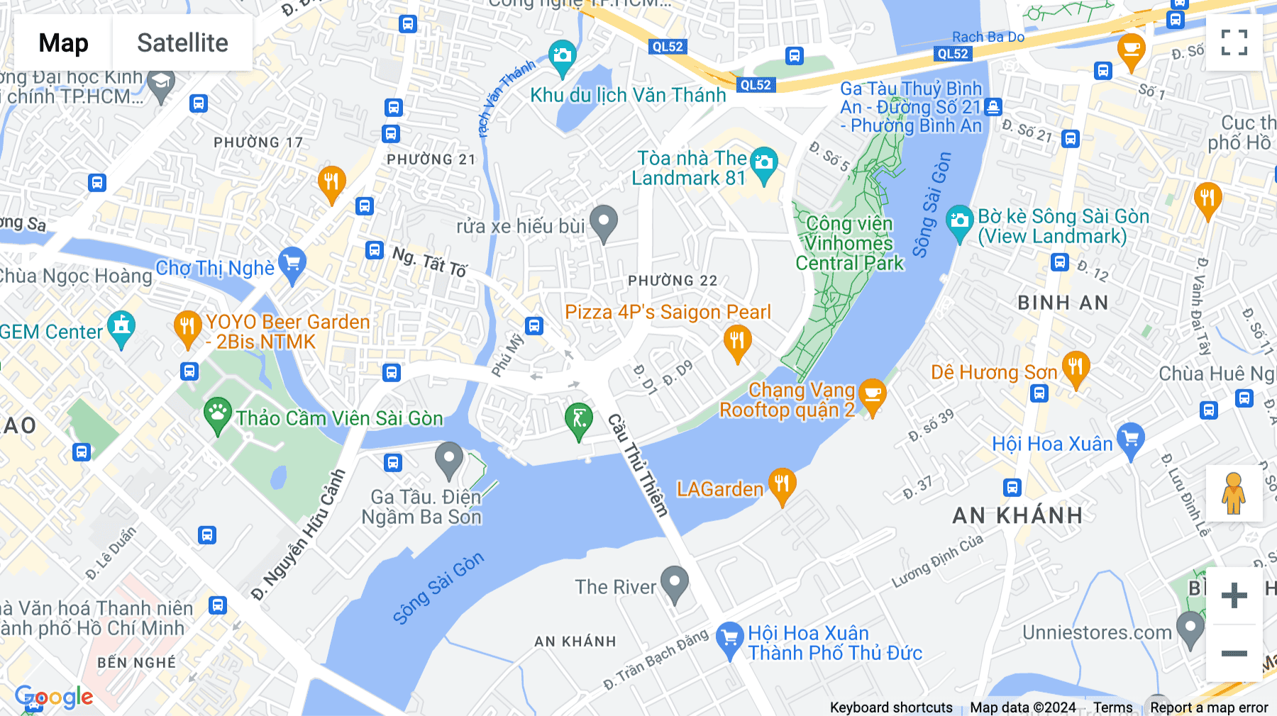 Click for interative map of 92A Nguyen Huu Canh, ward 22, Binh Thanh District Ho Chi Minh City, Ho Chi Minh City