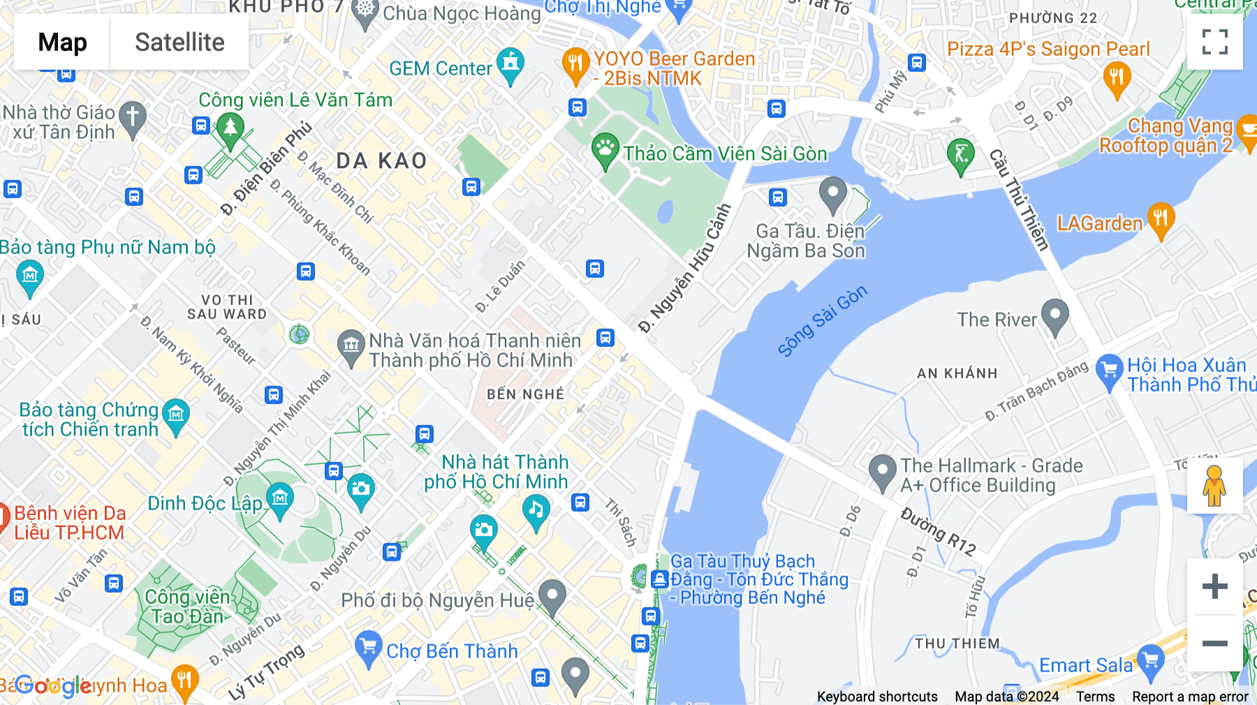 Click for interative map of 25F, Lim Tower, 9-11 Ton Duc Thang Street, Ben Nghe Ward, District 1, HCMC, Vietnam, Ho Chi Minh City
