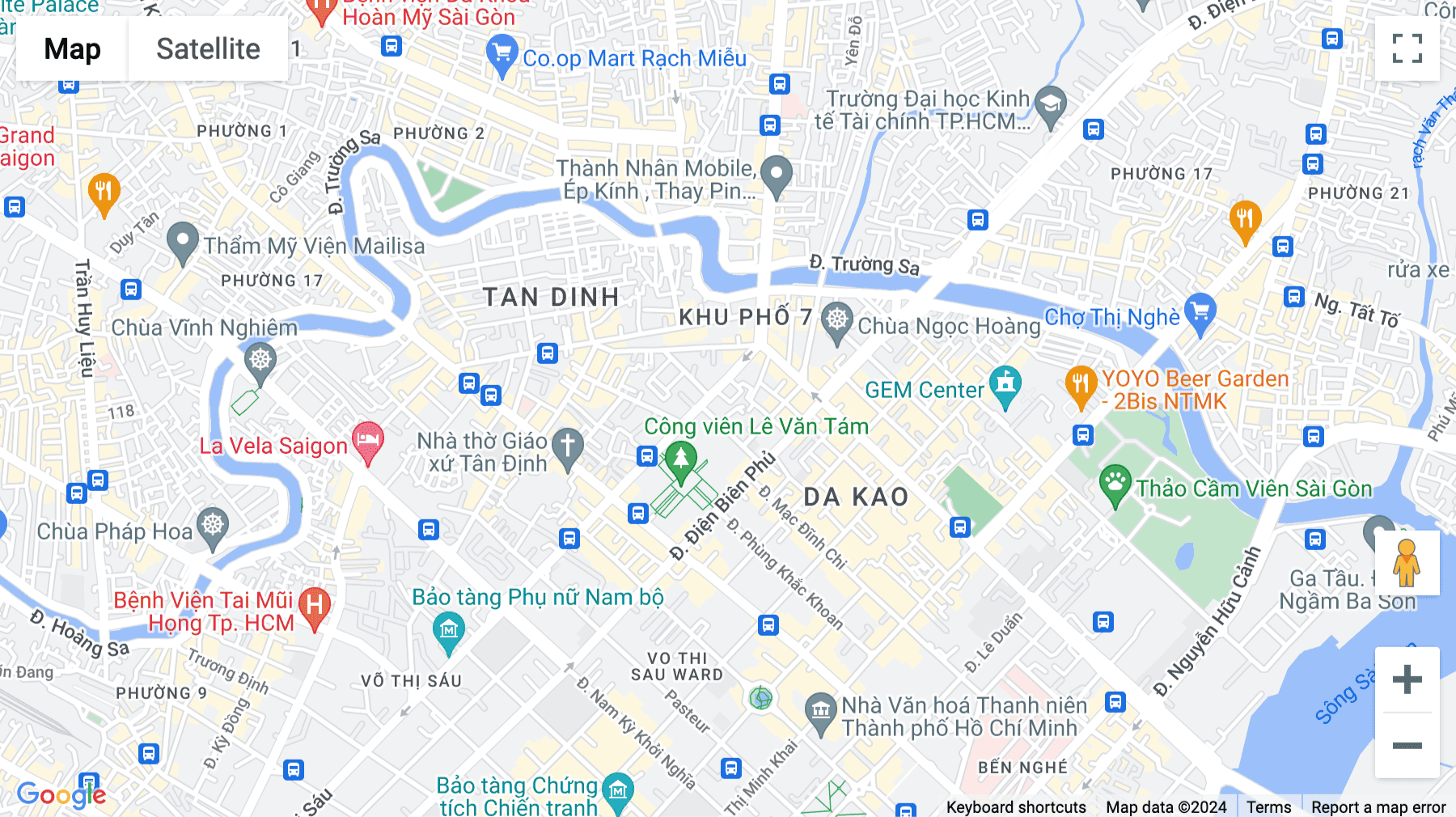 Click for interative map of Citilight Tower, 45 Vo Thi Sau street, Dakao Ward, District 1, HCMC, Ho Chi Minh City