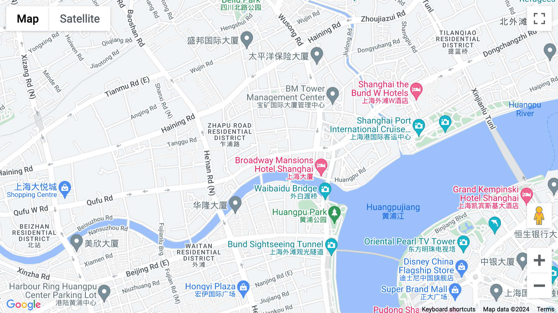 Click for interative map of WeWork Landmark Center, 328 Tian Tong Lu, Shanghai, Shanghai