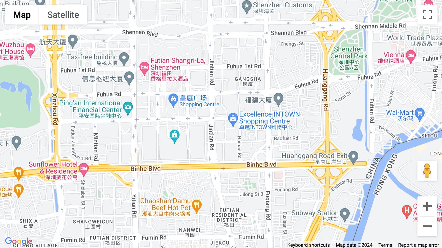Click for interative map of 38-40F, Tower 4, The Excellence Century Tower, No.2030 Jintian Road, Futian District, Shenzhen