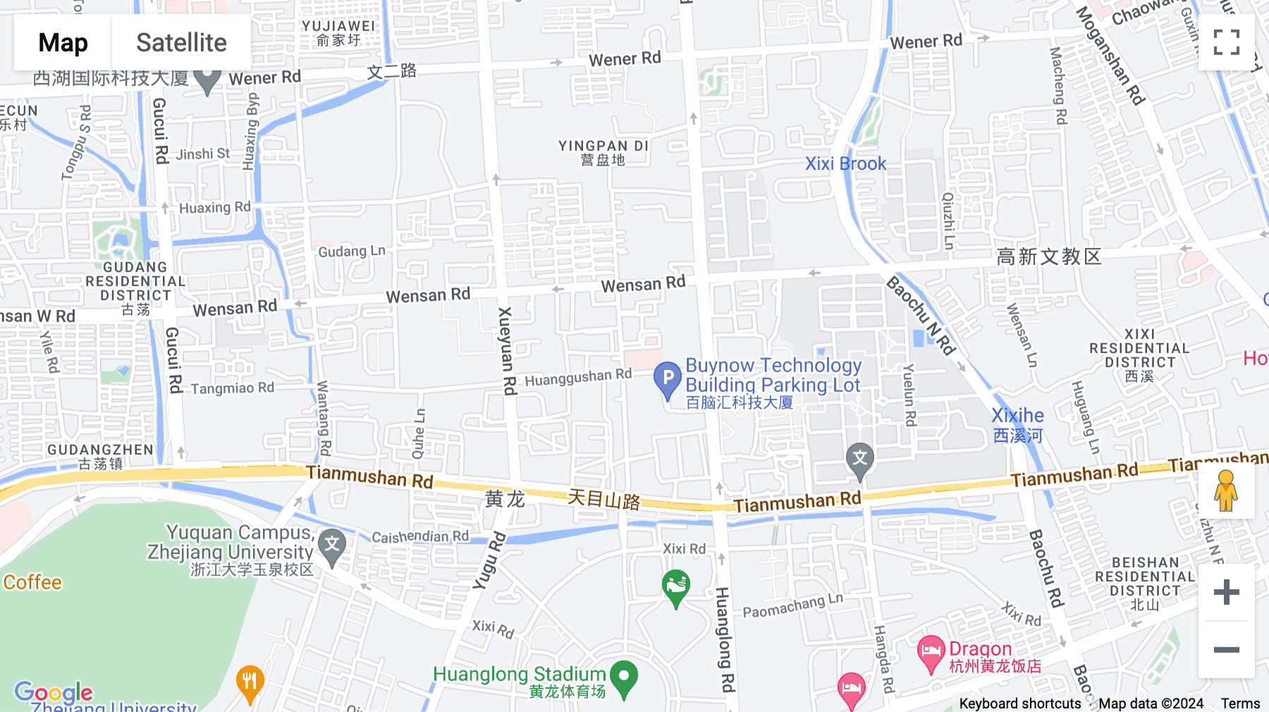 Click for interative map of WeWork Vanke Center, 77 Xueyuan lu Hangzhou, Hangzhou