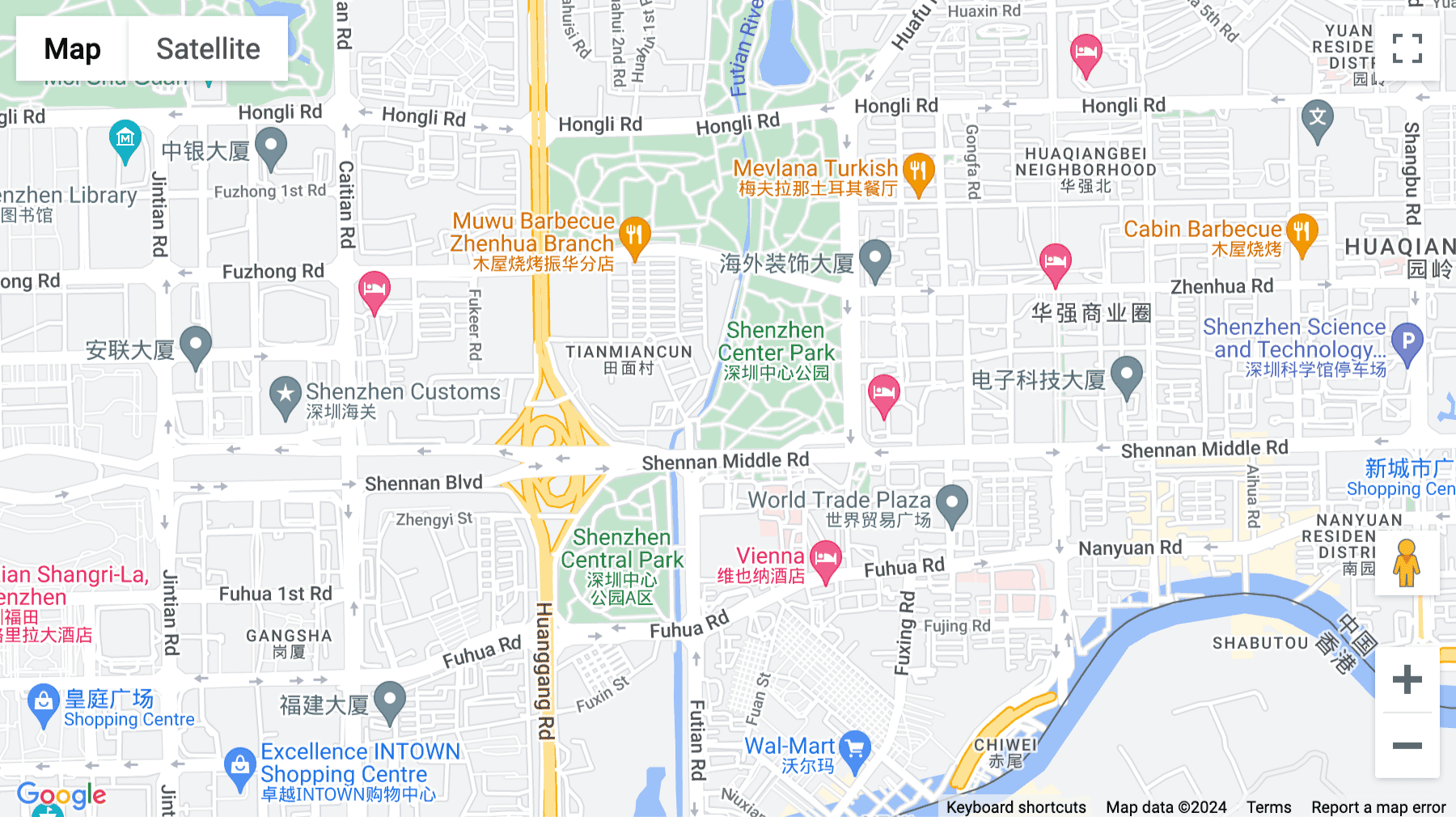 Click for interative map of 1-3/F, WeWork Upper Hills Loft, 5001 Huanggang Road, Shenzhen, Shenzhen