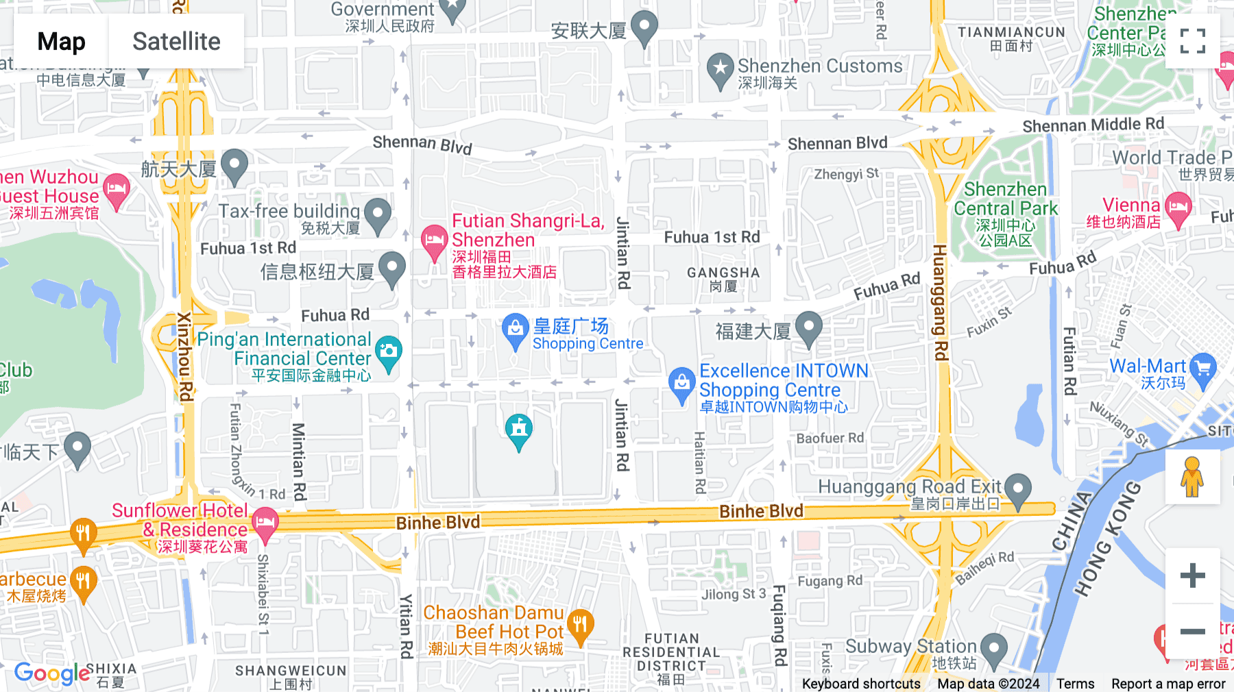 Click for interative map of 18-19F, 21-22F, 23F, Shenzhen Dinghe Tower, Jintian Road, Futian, Shenzhen, Shenzhen