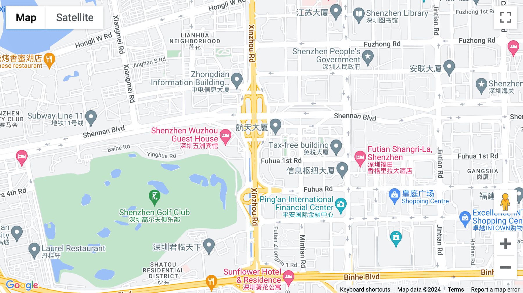 Click for interative map of WEWORK SHENZHEN ICC Tower, 138 Fuhua 1st Road, Futian CBD, ShenZhen, Shenzhen
