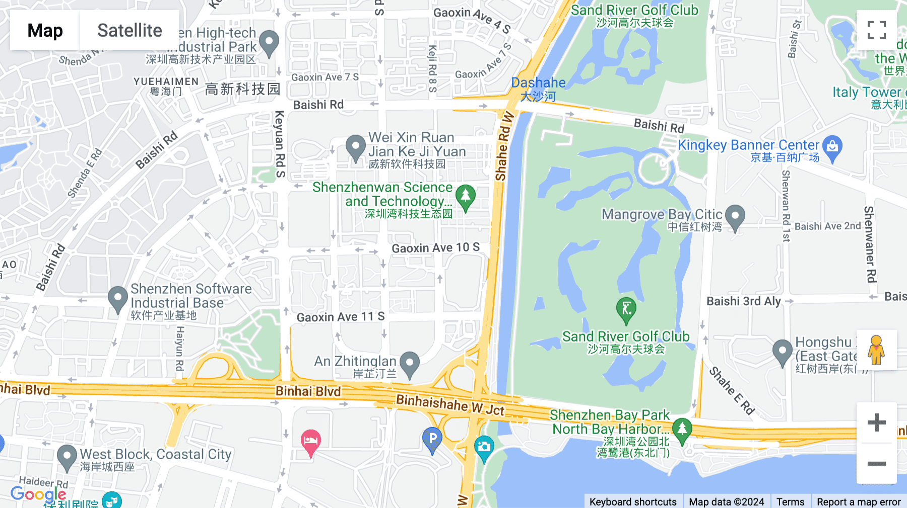 Click for interative map of Viseen Shenzen Business Park, Building 7, 1/F, 9 Gao Xin Nan Jiu Dao, Nanshang District, Shenzhen
