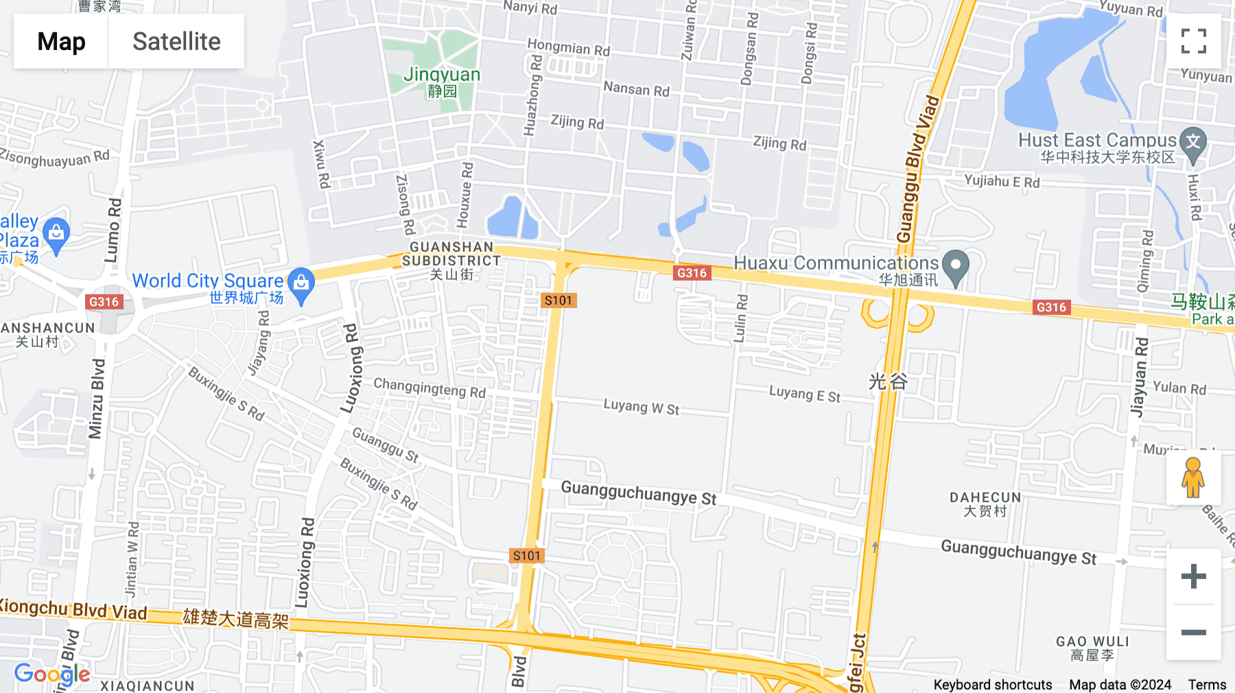 Click for interative map of No.465 Guan Shan Da Dao, Hongshan Qu Wuhan Shi, Hubei Sheng, Wuhan 430073, Wuhan