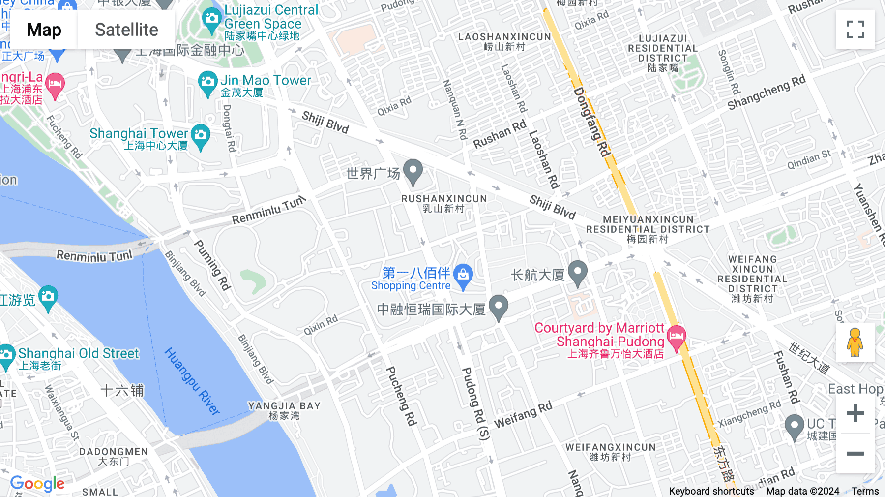 Click for interative map of 25th, 26th, 28th, 29th, 31st, 32nd, 33rd & 34th Shinmay Union Square, Building Phase 1, 999 Pudong Rd, Shanghai