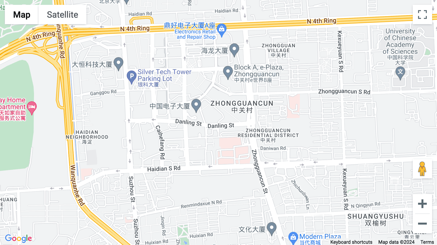 Click for interative map of 1 Danling Street, Haidian District, Beijing, Beijing