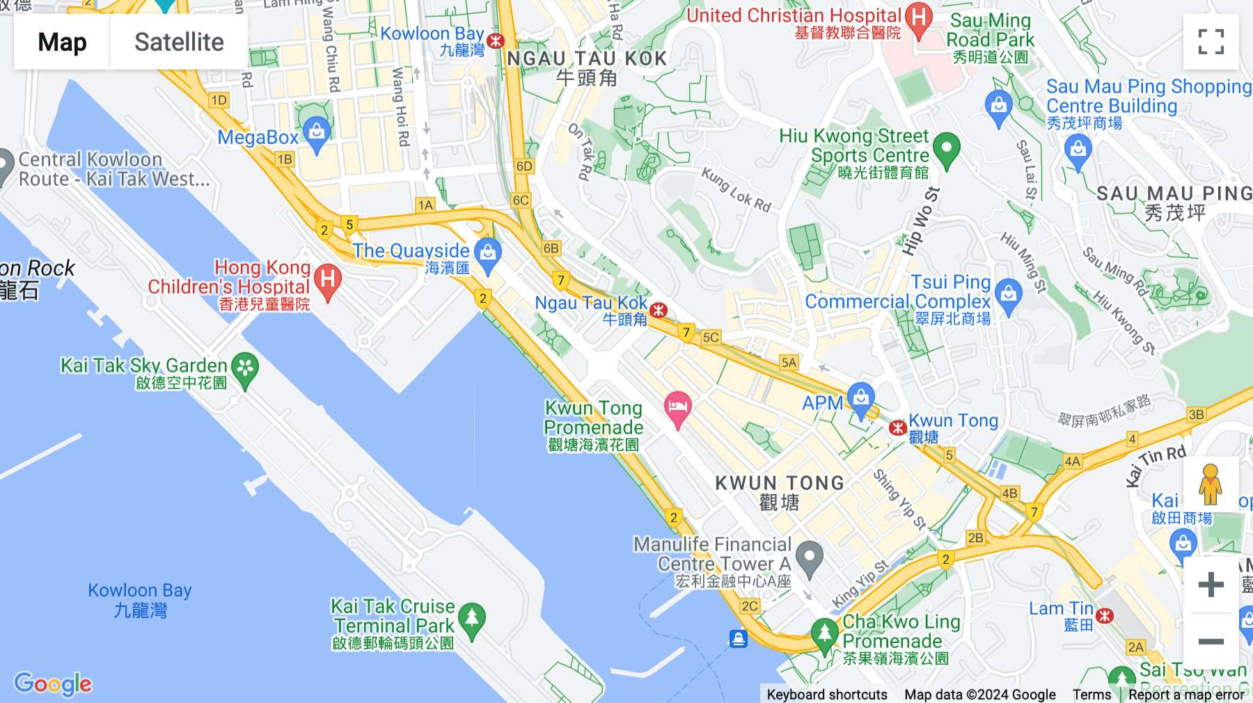 Click for interative map of 1/F, Draco Industrial Building, 46 Lai Yip Street, Kwun Tong, Kowloon, Hong Kong