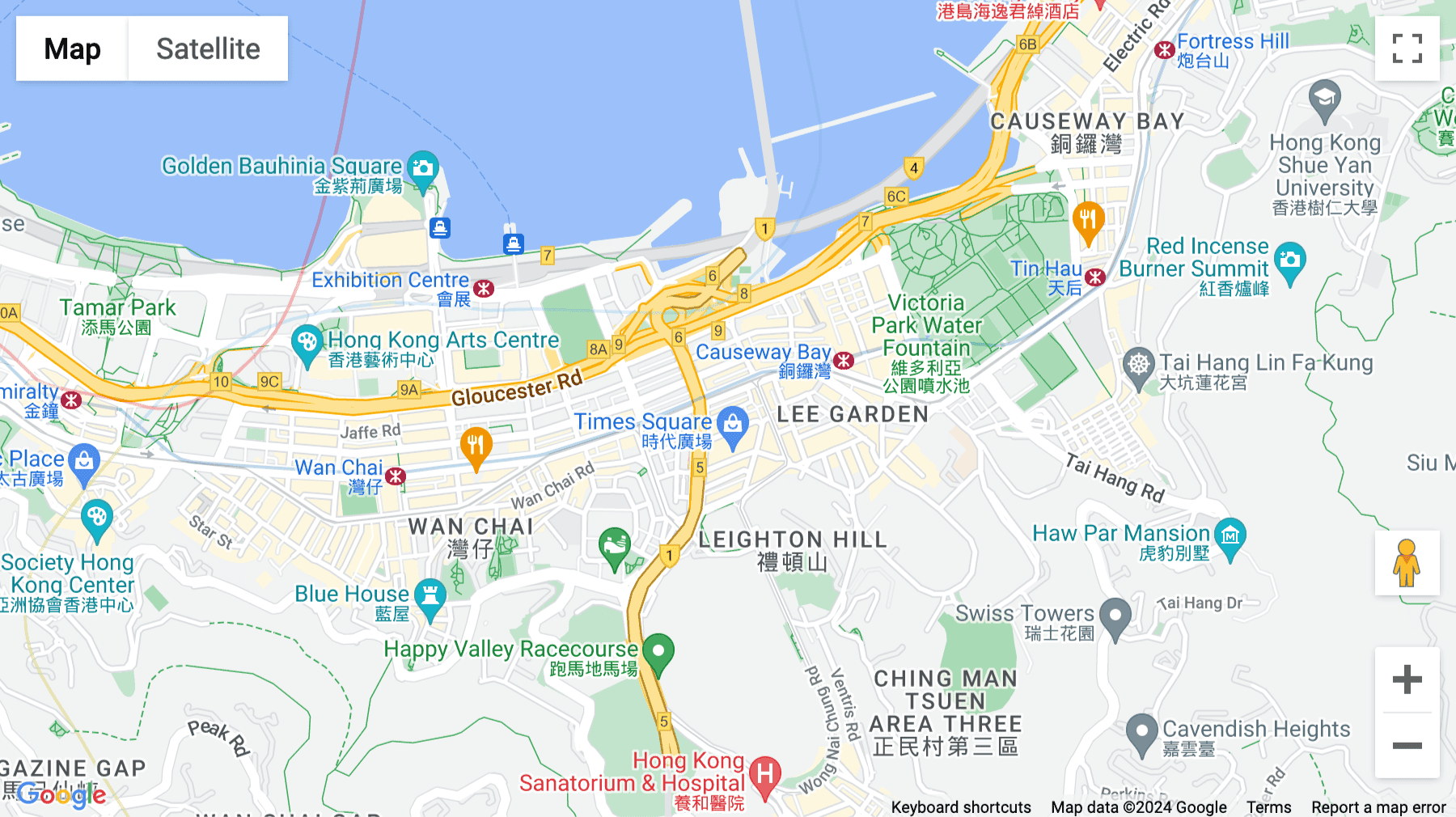 Click for interative map of 9/F V-Point, 18 Tang Lung Street, Causeway Bay, Hong Kong
