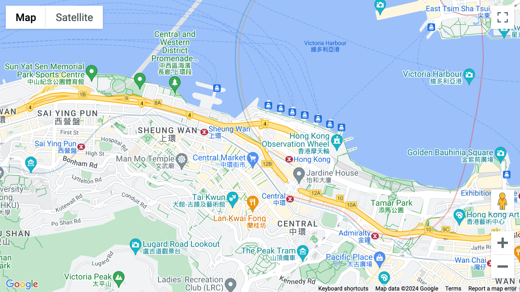 Click for interative map of L21 CMA Building, 64 Connaught Road, Central, Hong Kong