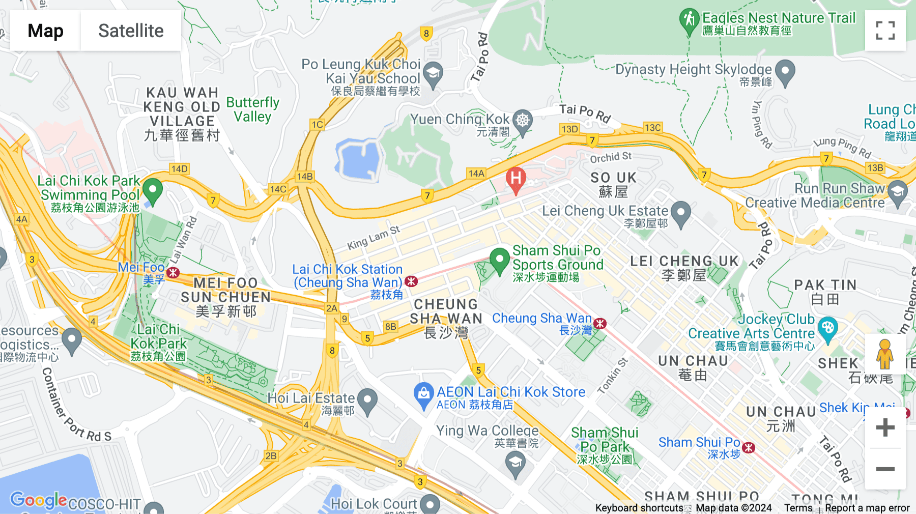 Click for interative map of 11/F, China United Plaza, 1008 Tai Nan West Street, Lai Chi Kok, Hong Kong