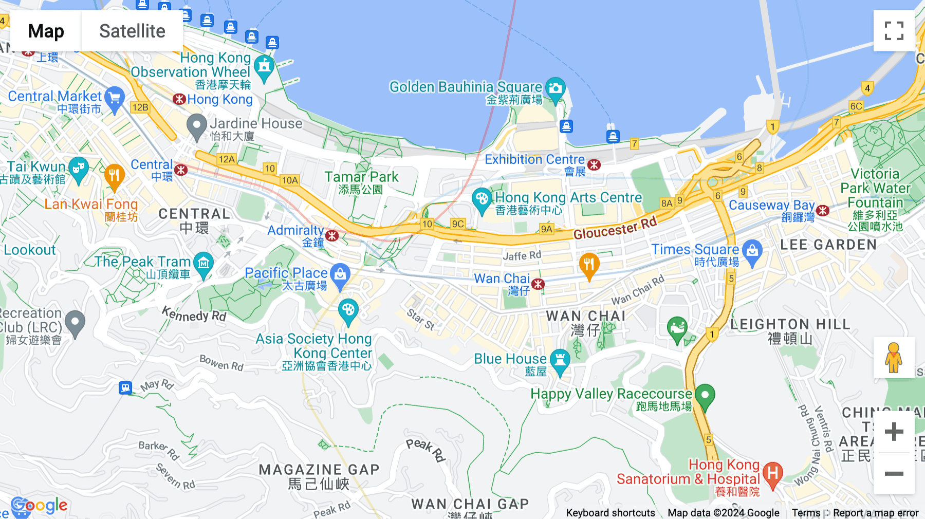 Click for interative map of Mass Mutual Tower, No.33 Lockhart Road, Wan Chai, Hong Kong