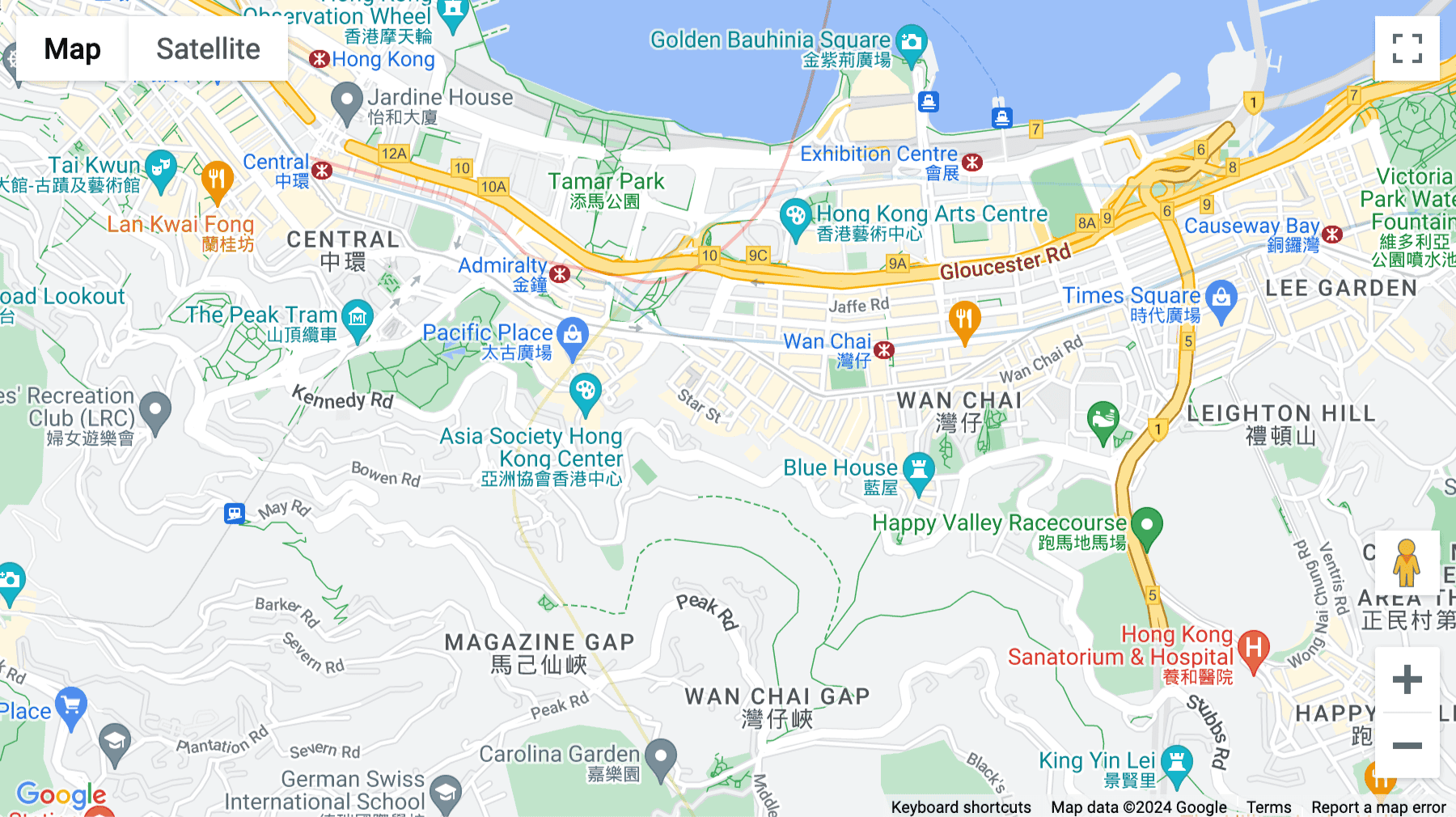 Click for interative map of Shop 1A, 1 Electric Street, Wanchai, Hong Kong