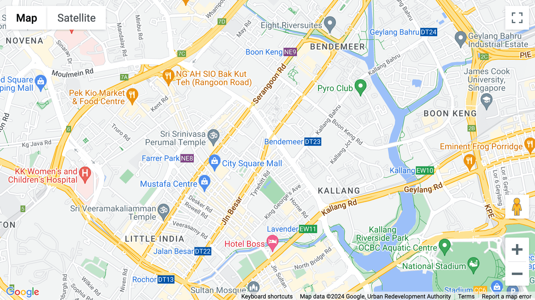 Click for interative map of WeWork 380 Jalan Besar, Singapore, Singapore