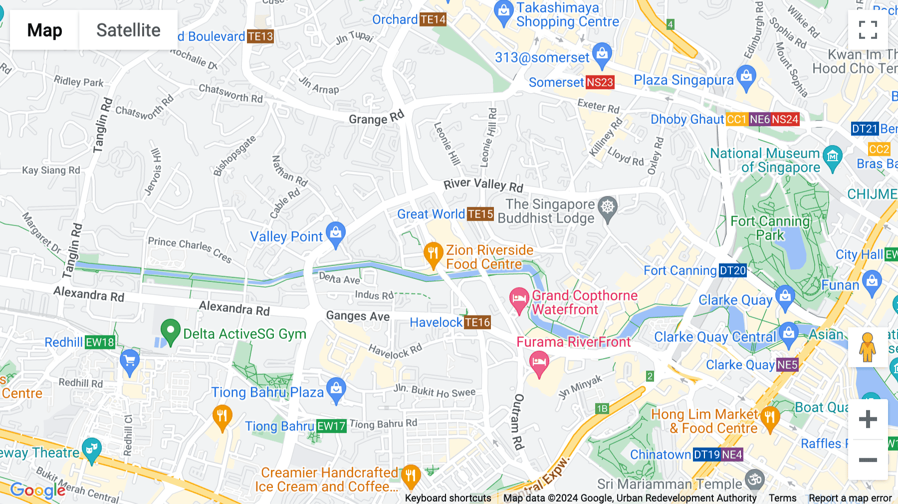 Click for interative map of 1 kim seng promenade, No.11-01, great world city office, East tower, Singapore, Singapore