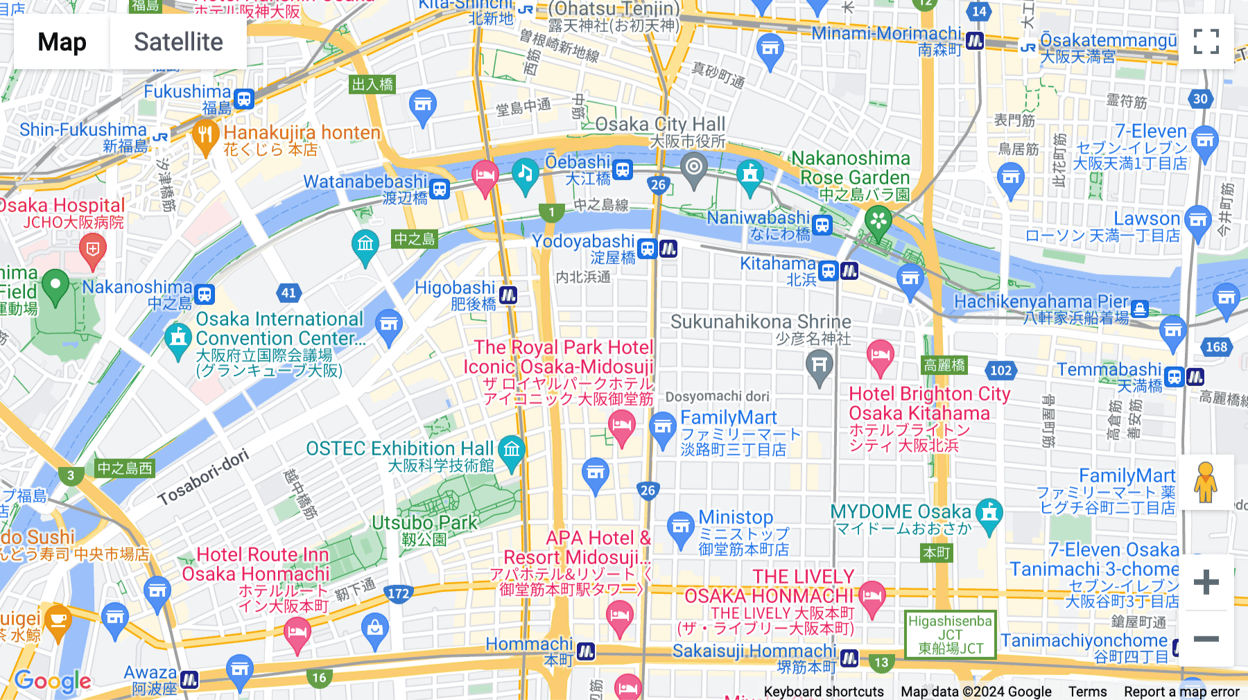 Click for interative map of Nissay Fushimicho Building, Main Building, 2F, 4-4-1, Fushimimachi, Chuou-ku, Osaka-shi, Osaka