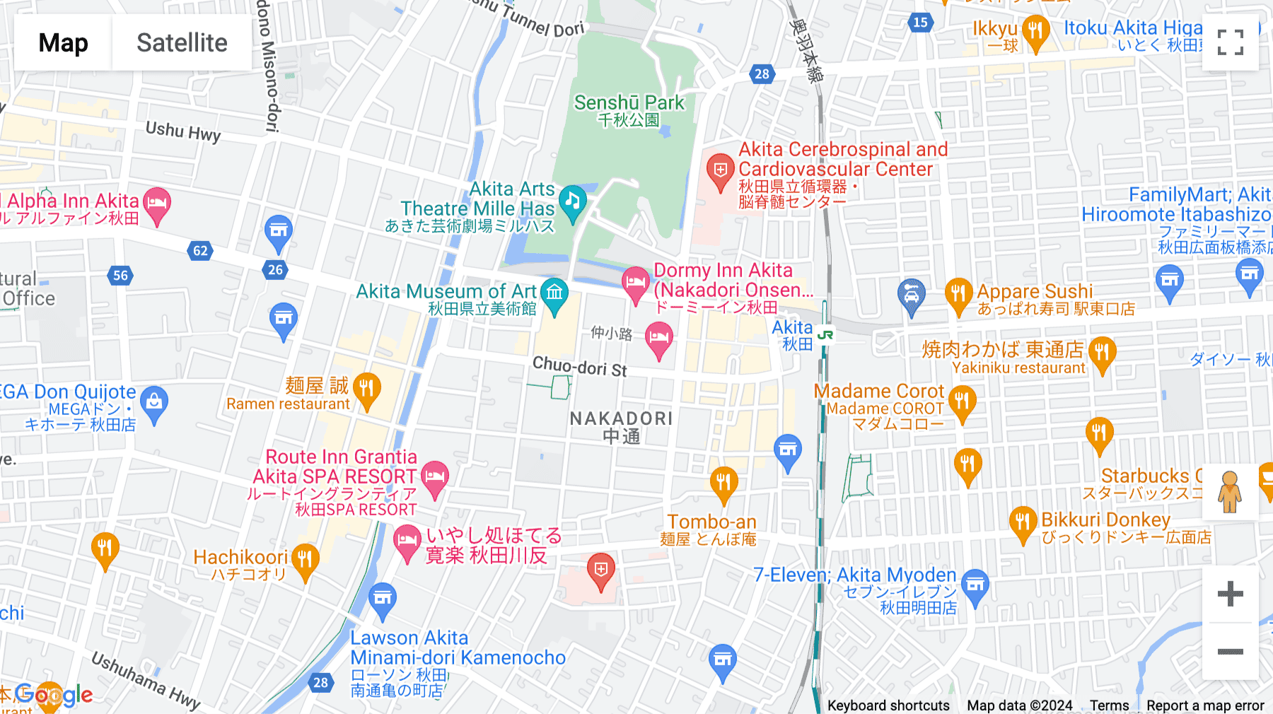 Click for interative map of Yamani Building 6F, 2-2-32, Nakadori, Akita-Shi, Akita