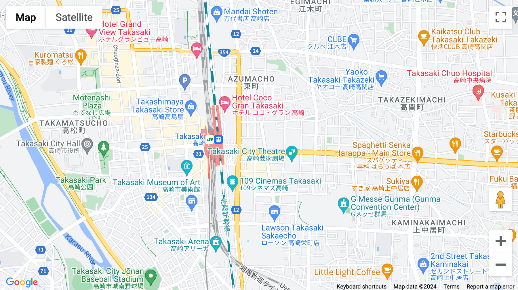 Click for interative map of Banners Building 3-5F, 3-11 Sakaecho, Takasaki