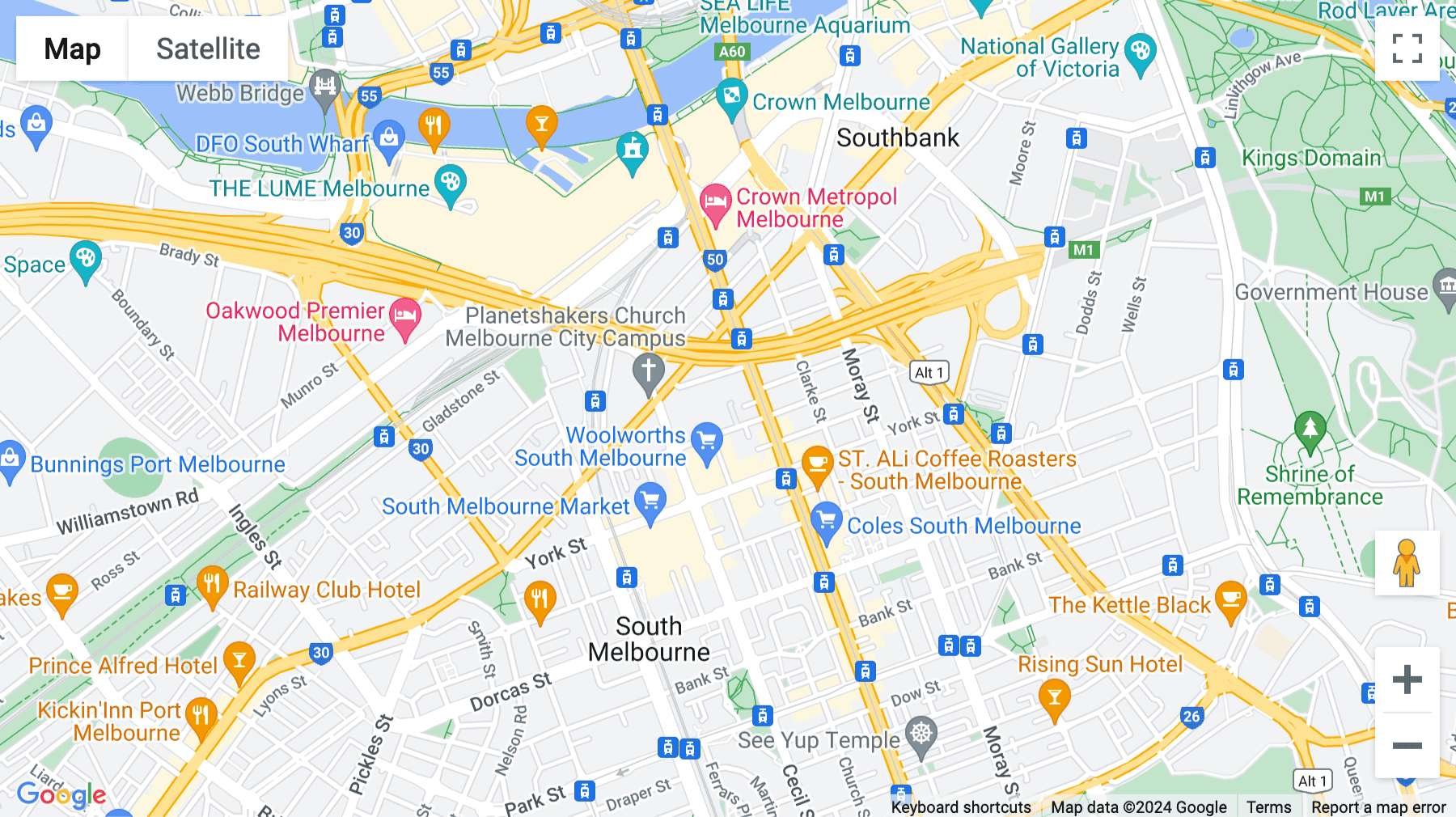 Click for interative map of 80 Market Street, South Melbourne, Melbourne