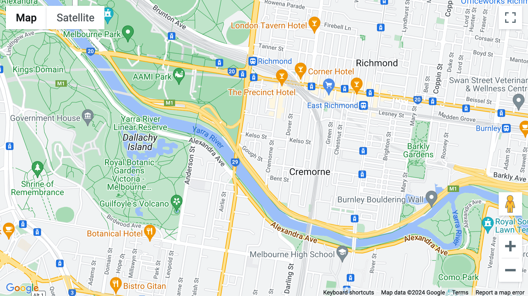 Click for interative map of Launchpad Orbit, 130 Cremorne Street, Richmond, Melbourne