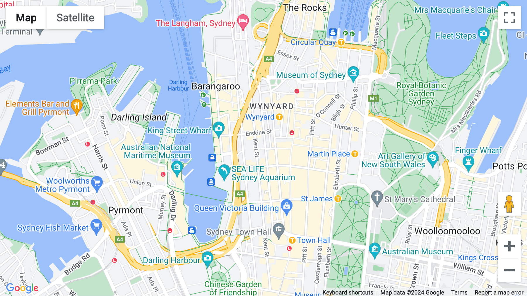 Click for interative map of Ground and Mezzanine Level, 151 Clarence Street, Barrack Place, Sydney CBD, Sydney