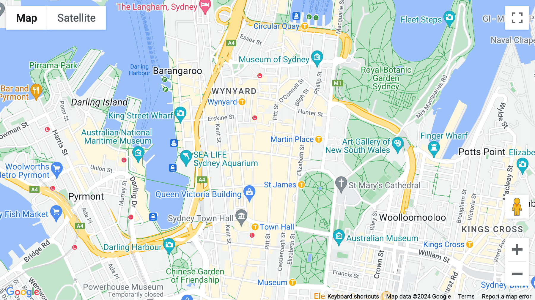 Click for interative map of 175 Pitt Street, Level 14-17, Sydney CBD, Sydney