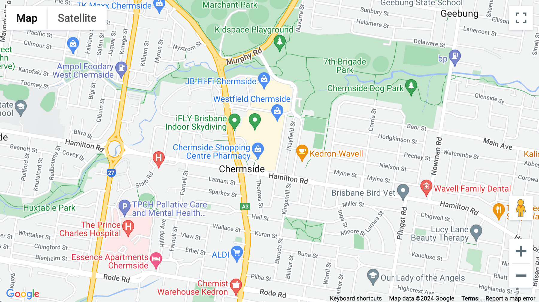 Click for interative map of WOTSO Chermside, Level 2 Westfield Chermside, Chermside, Brisbane