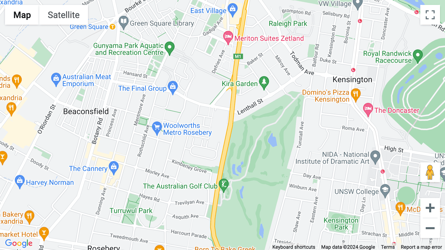 Click for interative map of 87-103 Epsom Road, Rosebery, Sydney