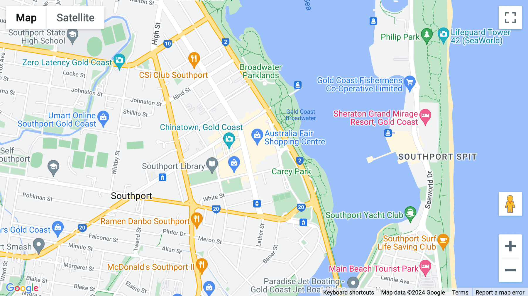 Click for interative map of 36 Marine Parade Commercial Tower, Level 10, Southport, Gold Coast