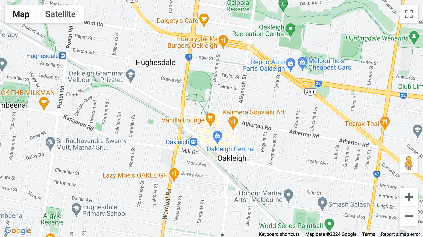 Click for interative map of 2 Eaton Mall, Level 1, Oakleigh, Melbourne